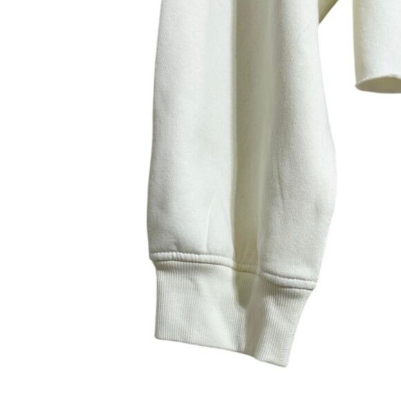 Roxy X Ron X Jon Lineup Oversized Cropped Crew Neck Raw Hem Sweatshirt Medium - Picture 7 of 10